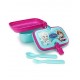 Disney Frozen Lunch Box With Handle, Pink And Green